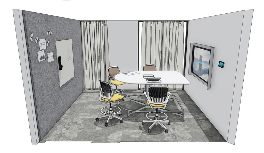 Plan 1 — Huddle Room